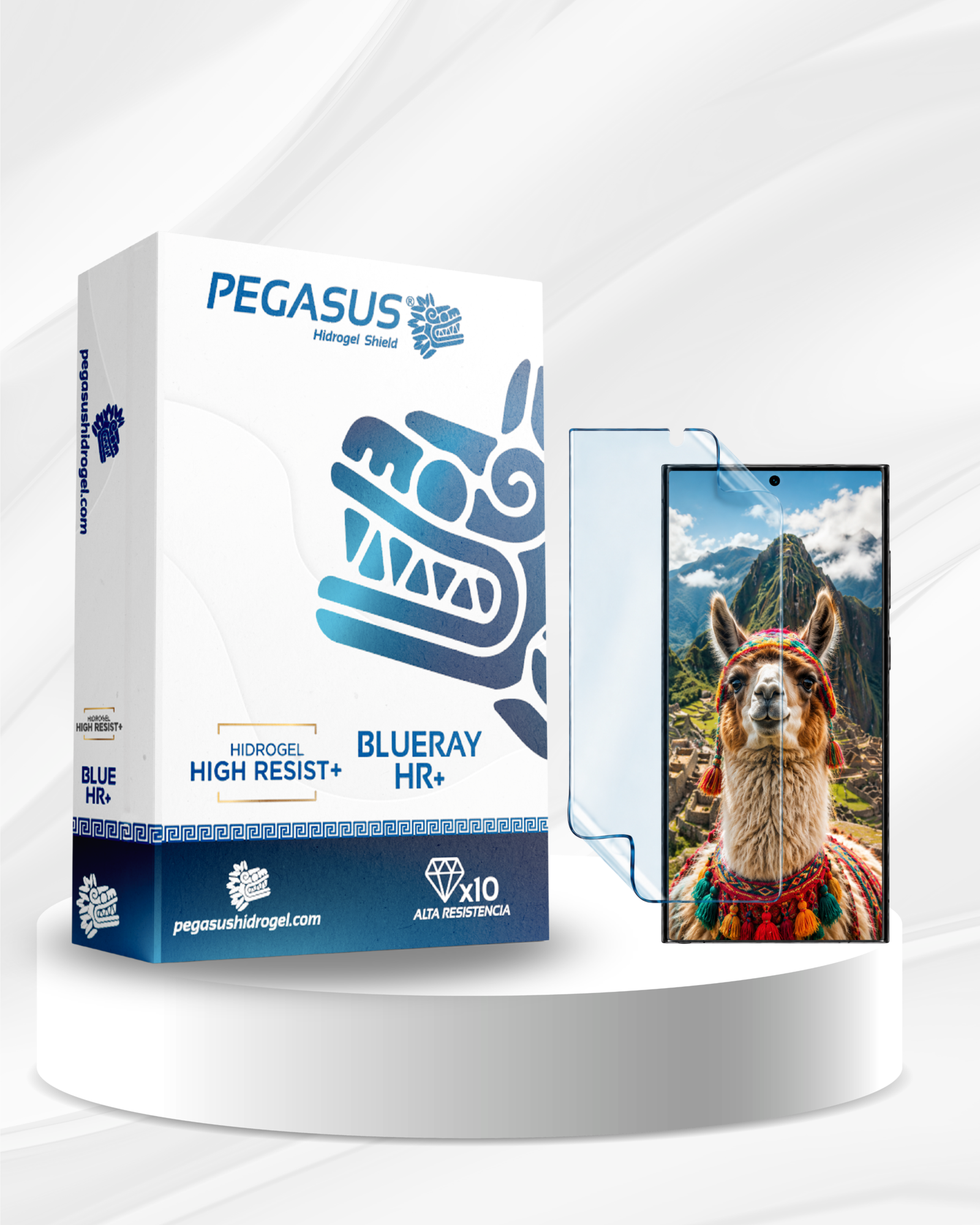 MICA DE CRISTAL BLUERAY HR+ 50 PZAS PARA TABLET