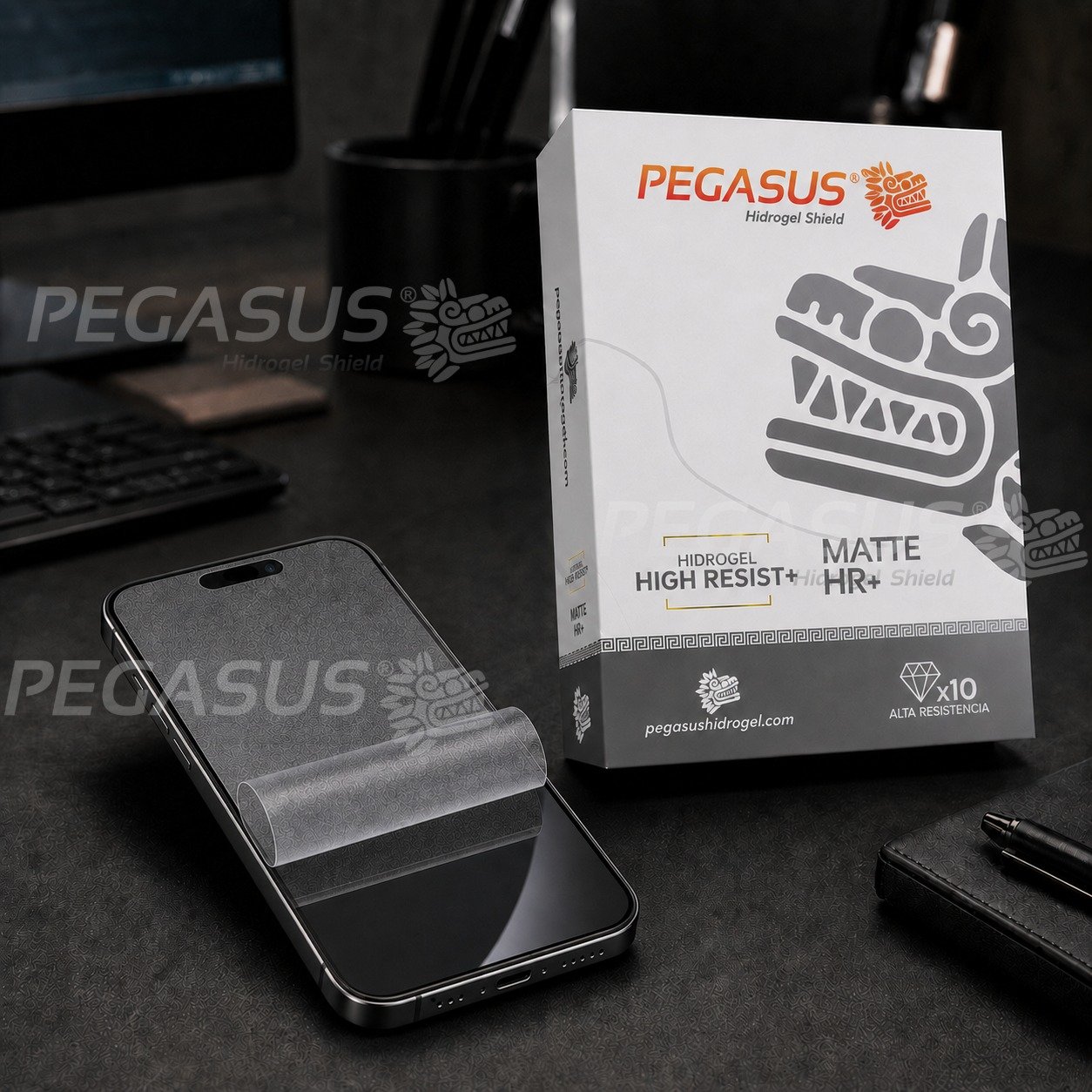 MICAS DE HIDROGEL MATTE PEGASUS HR+ 50 PZAS - Image 2