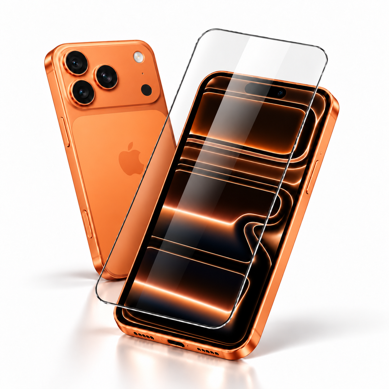 Mica Crystal Shield para iPhone 17 PRO MAX — Clear HD — Resistencia de Grado militar