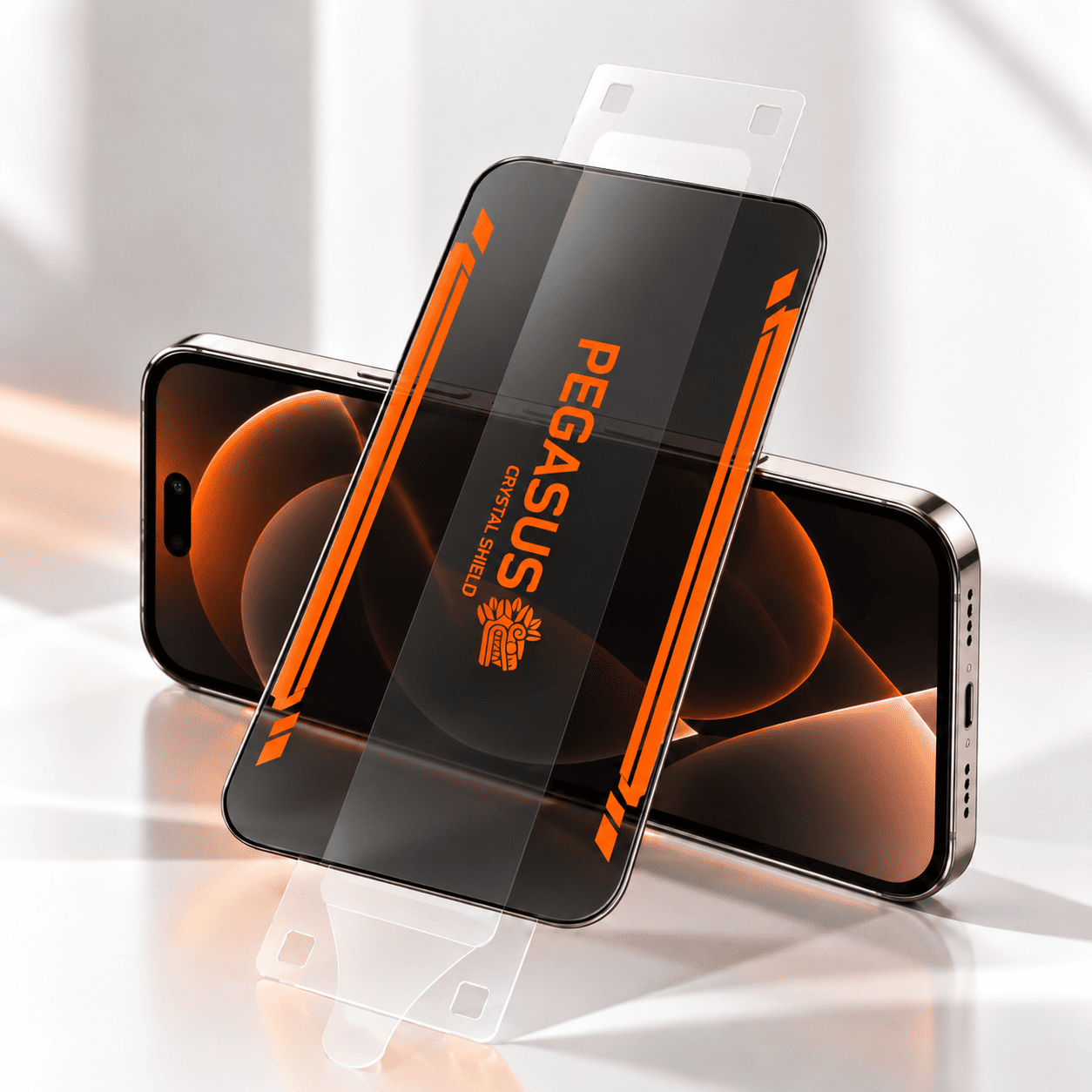 Mica Crystal Shield para iPhone 15 — Privacidad 28° — Resistencia Grado militar - Imagen 3