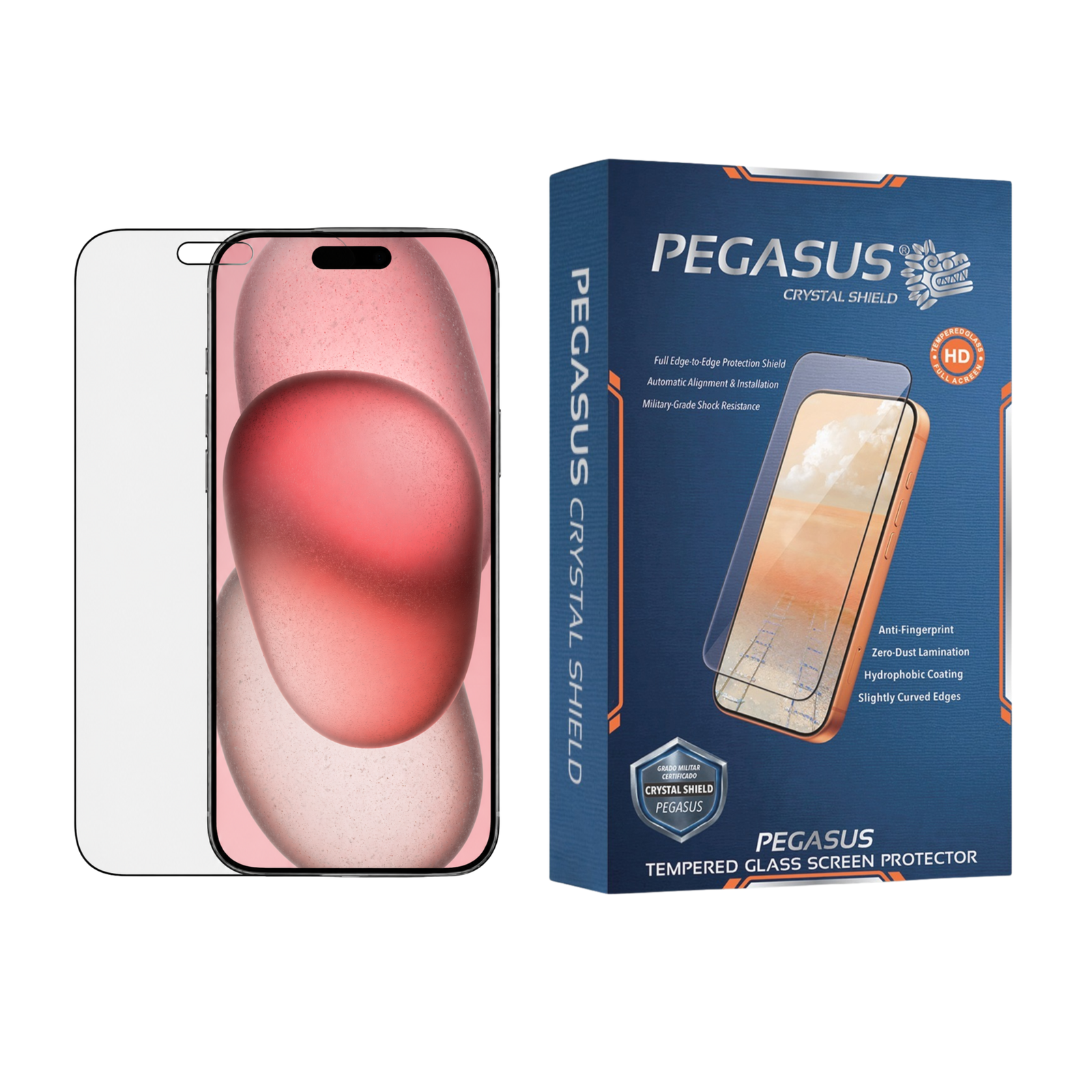 Mica Crystal Shield Magic Box para iPhone 15 — CLEAR — instalación fácil sin polvo - Imagen 3