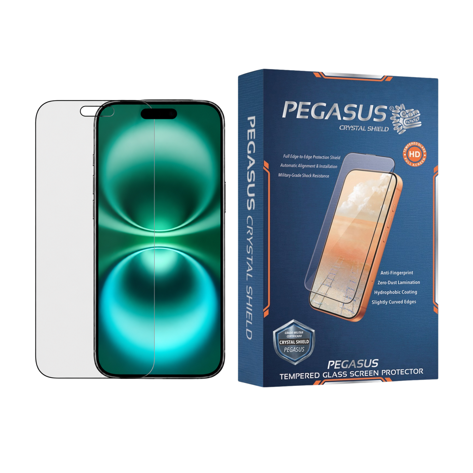 Mica Crystal Shield Magic Box para iPhone 16 — CLEAR — instalación fácil sin polvo - Imagen 3